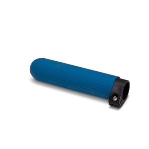 Oar Grip, Azure Blue Ribbed Rubber, Adjustable